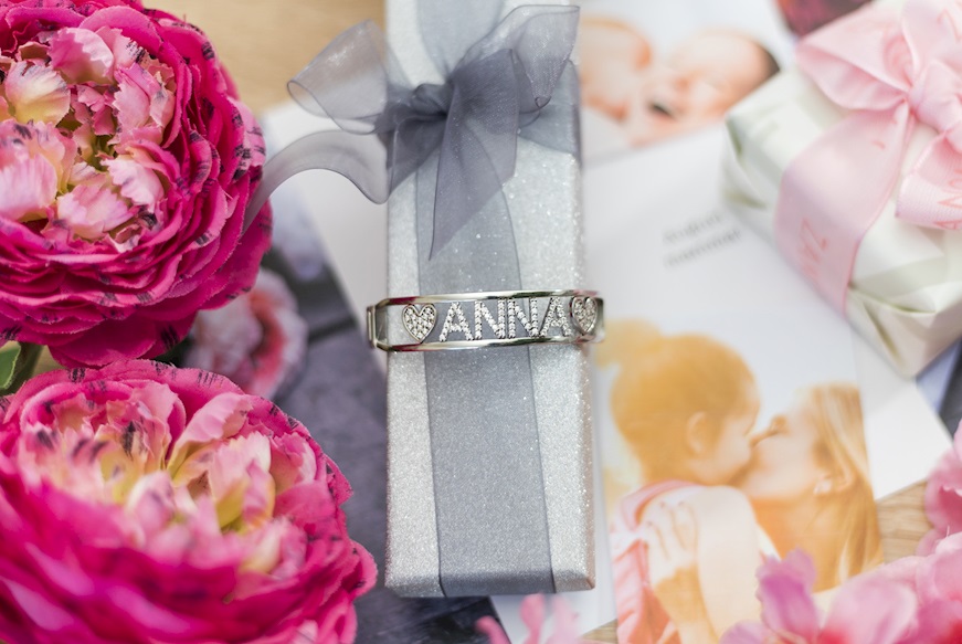 Rigid Bracelet My Name Is silver anna with zircons Selezione Zanolli