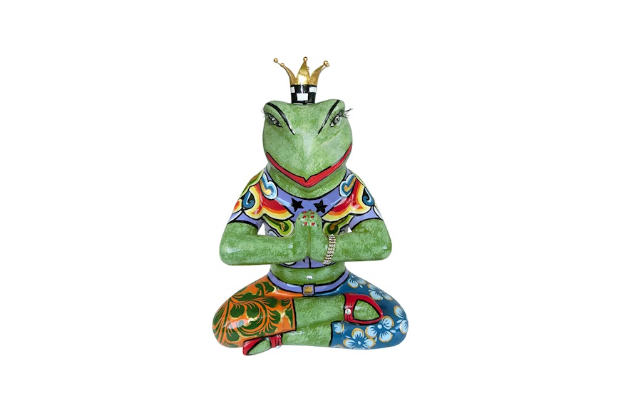 Rana Yoga Frog Baba L dipinta a mano Tom's Drag