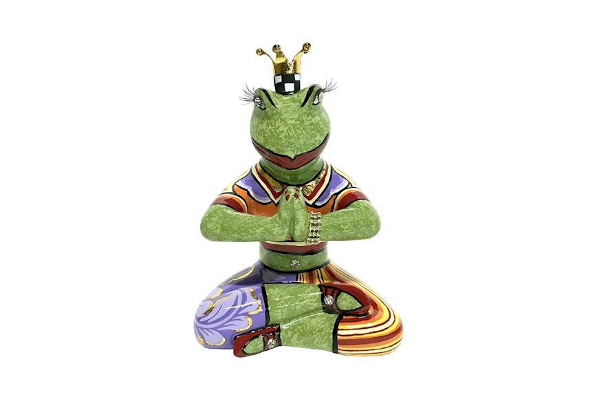 Rana Yoga Frog Baba S dipinta a mano Tom's Drag