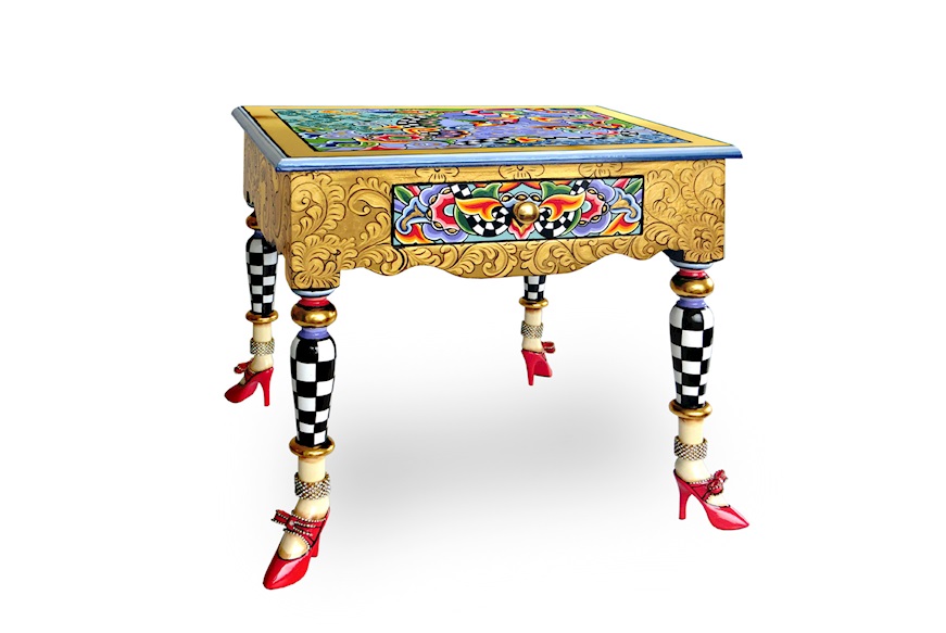 Tavolino Versailles dipinto a mano Tom's Drag