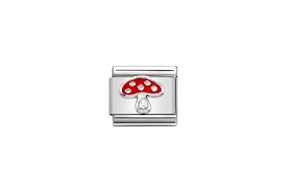 Mushroom Composable steel silver and zircons Nomination