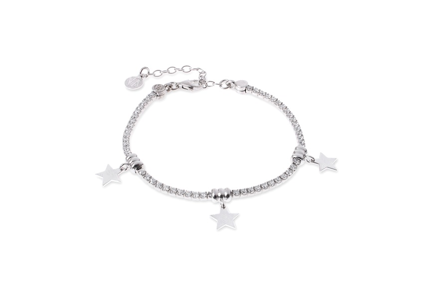 Bracciale Chic&Charm argento con stelle e zirconi bianchi Nomination