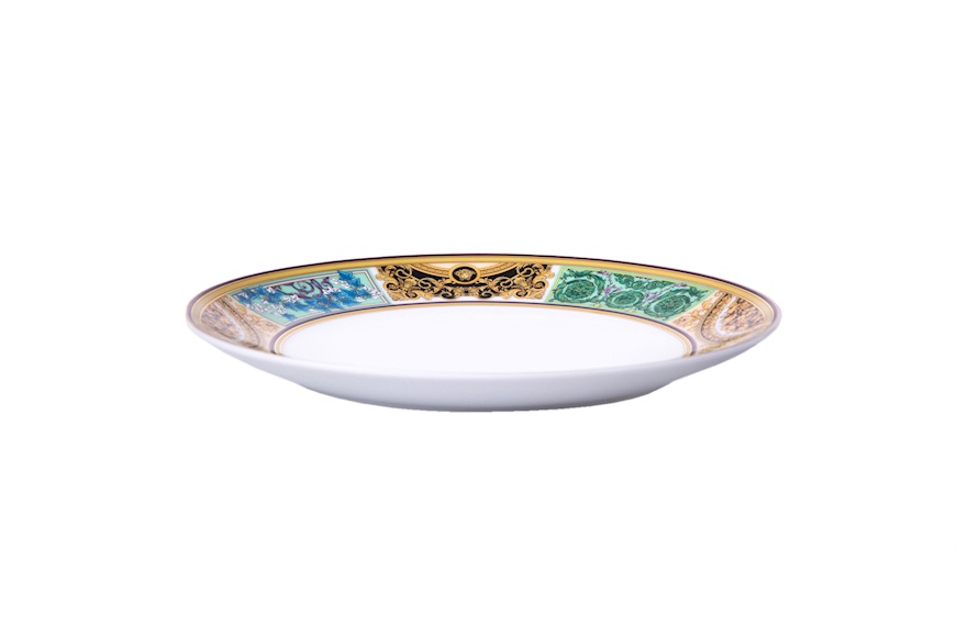 Dinner plate Barocco Mosaico porcelain Versace