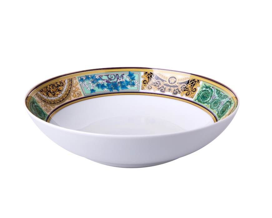 Piatto fondo Barocco Mosaic porcellana Versace