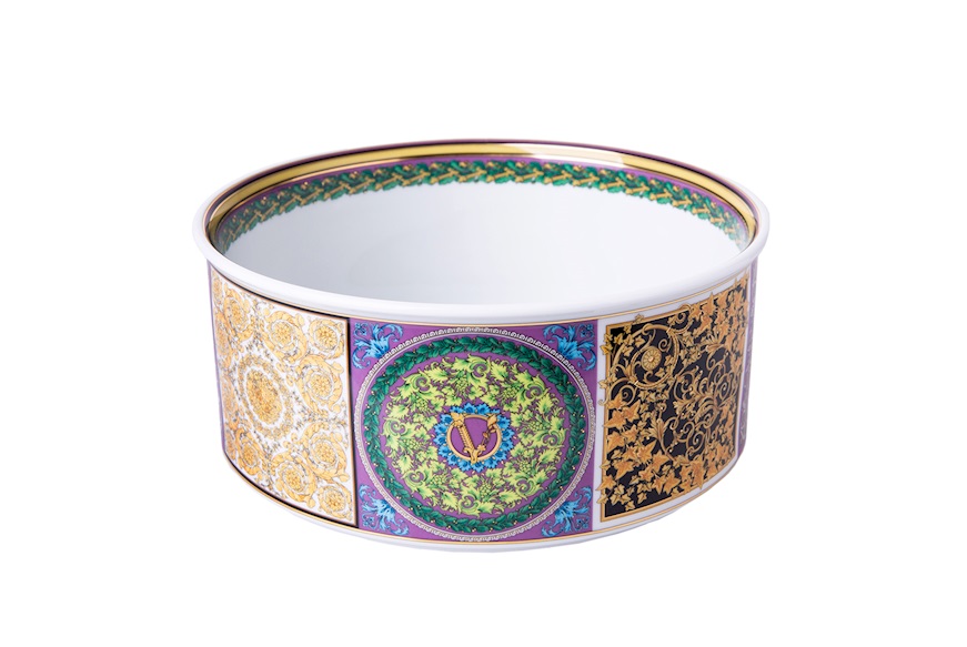 Salad bowl Barocco Mosaico porcelain Versace