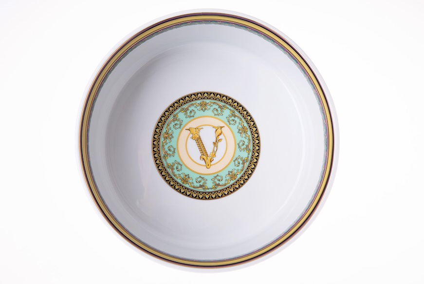 Salad bowl Barocco Mosaico porcelain Versace