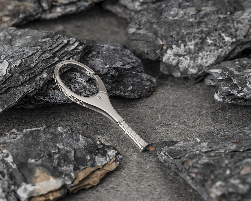 Keychain Tennis silver Selezione Zanolli