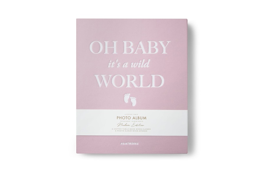 Photo album Oh Baby It's a Wild Worl Pink Printworks
