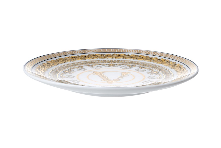 Fruit plate Virtus Gala porcelain white Versace