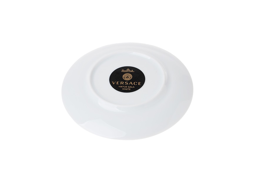 Fruit plate Virtus Gala porcelain white Versace