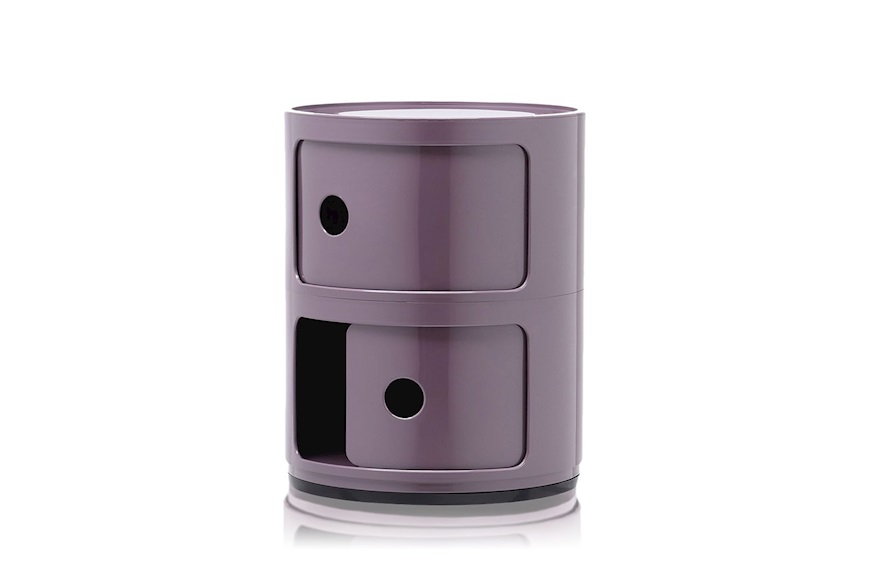 Drawer Componibile two elements violet Kartell