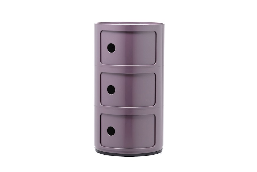 Drawer Componibile three elements violet Kartell