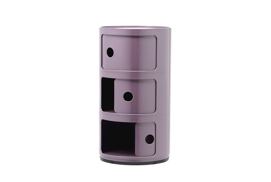 Drawer Componibile three elements violet Kartell