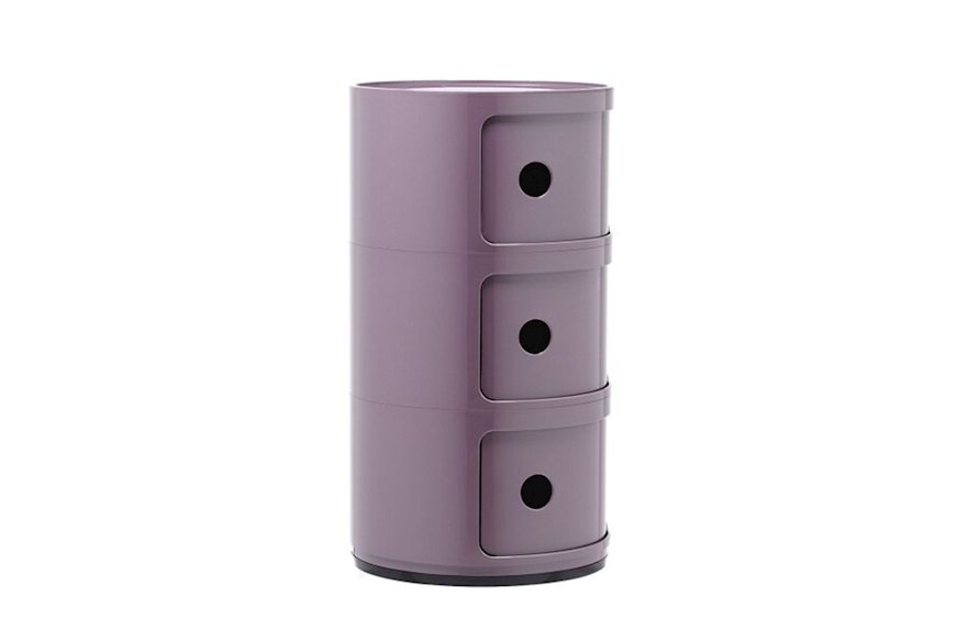 Drawer Componibile three elements violet Kartell