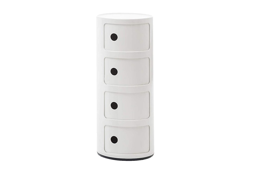 Drawer Componibile four elements white Kartell