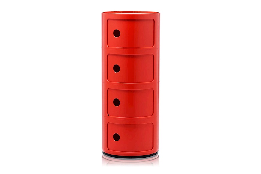 Drawer Componibile four elements red Kartell