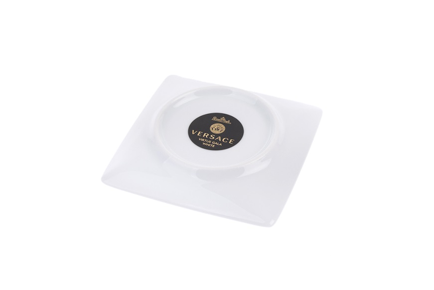 Plate Virtus Gala porcelain white Versace