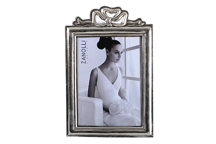 Picture frame Nastrino silver vertical Selezione Zanolli