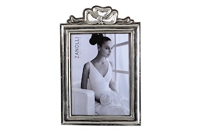 Cornice Nastrino argento verticale Selezione Zanolli