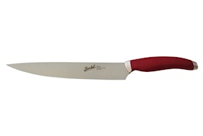 Coltello filetto Teknica acciaio con manico rosso Berkel