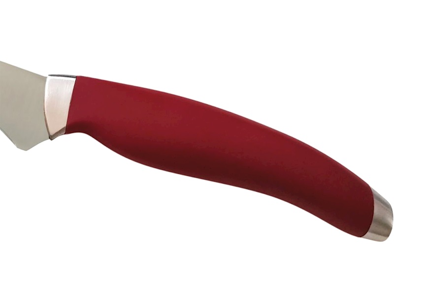 Coltello filetto Teknica acciaio con manico rosso Berkel