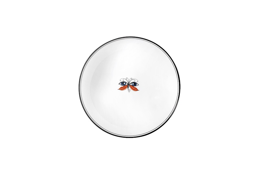 Soup plate Arcadia Bianco porcelain Richard Ginori