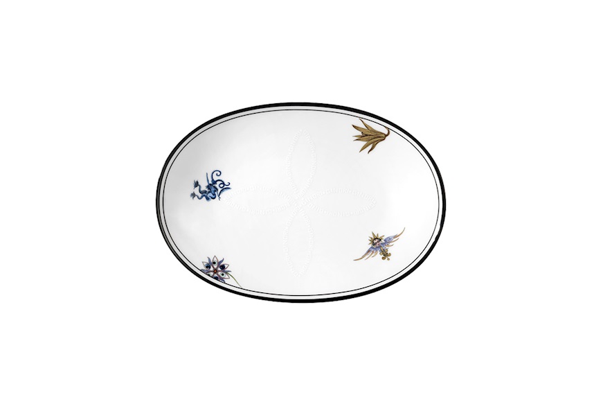 Pickle dish Arcadia Bianco porcelain Richard Ginori