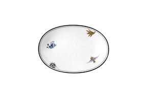 Pickle dish Arcadia Bianco porcelain Richard Ginori