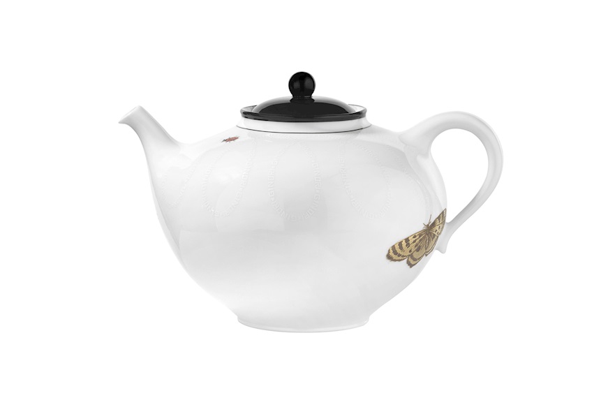 Teapot with lid Arcadia Bianco porcelain Richard Ginori