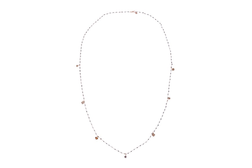Collana Mon Amour argento con cuori e cristalli silver Nomination