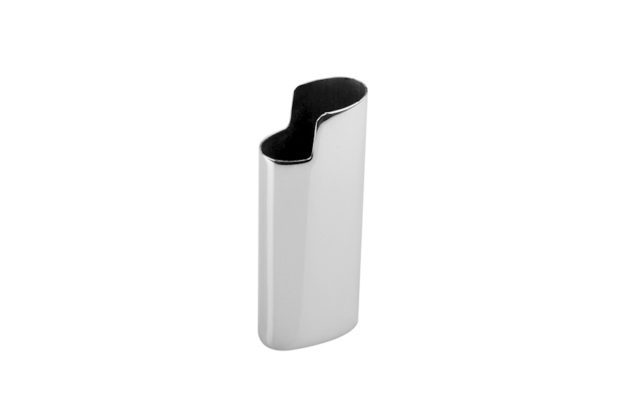 Lighter holder silver smooth Selezione Zanolli