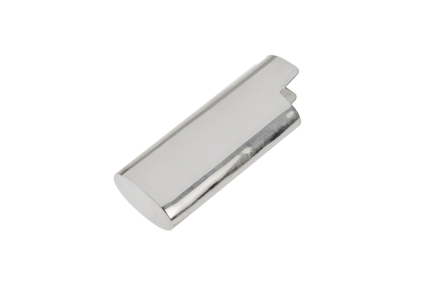 Lighter holder silver smooth Selezione Zanolli