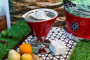 Spremiagrumi Vita acciaio rosso Bugatti
