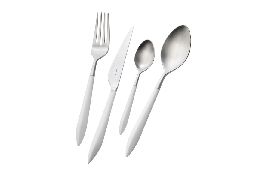 Cutlery set Ares steel white Bugatti