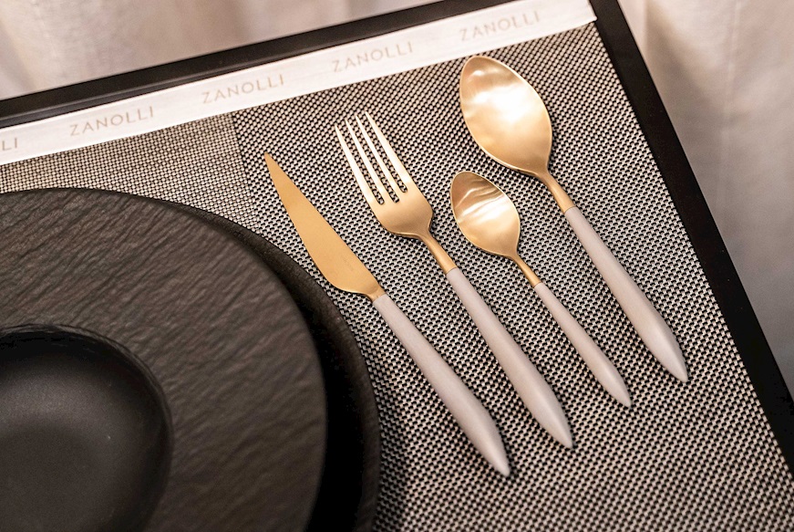 Cutlery set Ares steel grey Bugatti