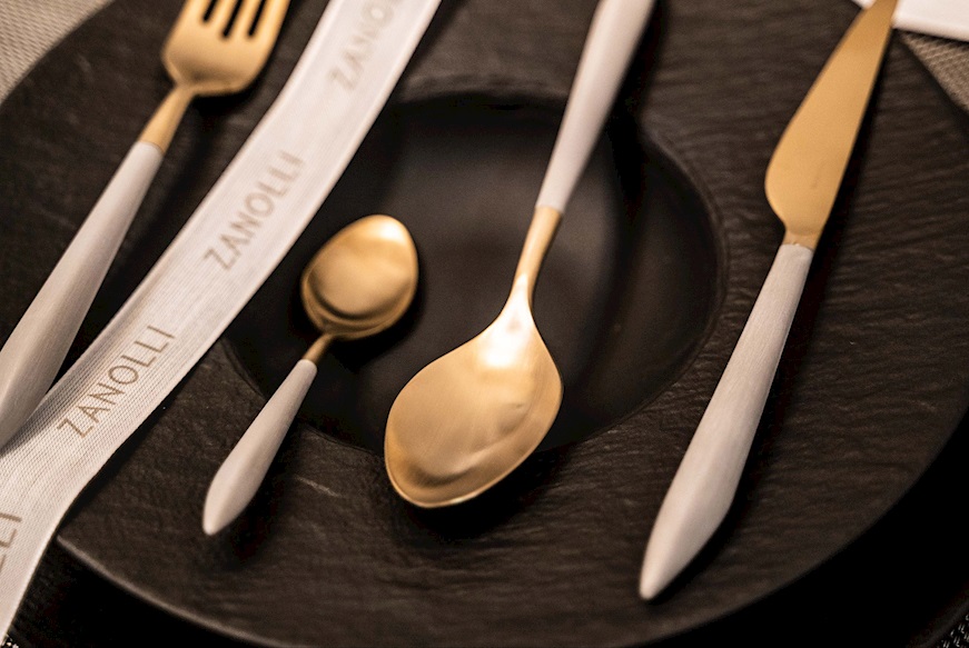 Cutlery set Ares steel grey Bugatti