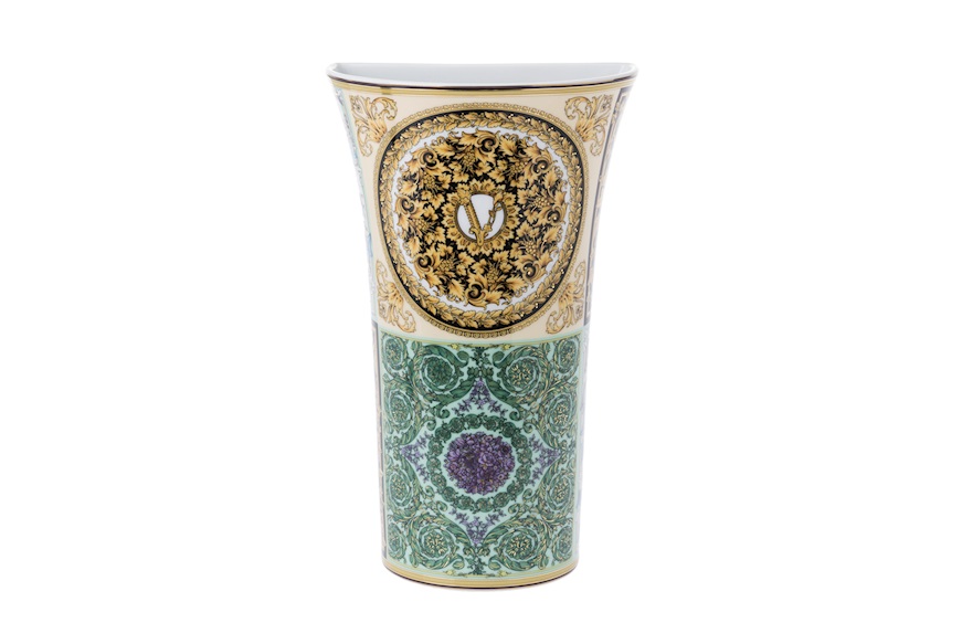 Vase Barocco Mosaico porcelain Versace