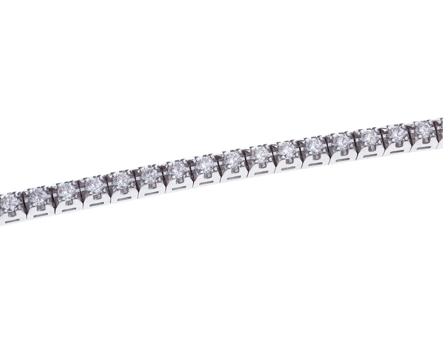 Bracciale tennis oro 750‰ e diamanti ct. 2.10 Davite & Delucchi