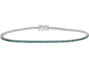 Bracciale tennis oro 750‰ e smeraldi ct. 0.90 Davite & Delucchi