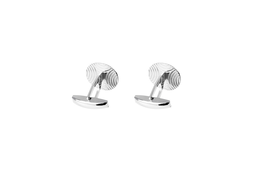 Oval Cufflinks silver Selezione Zanolli