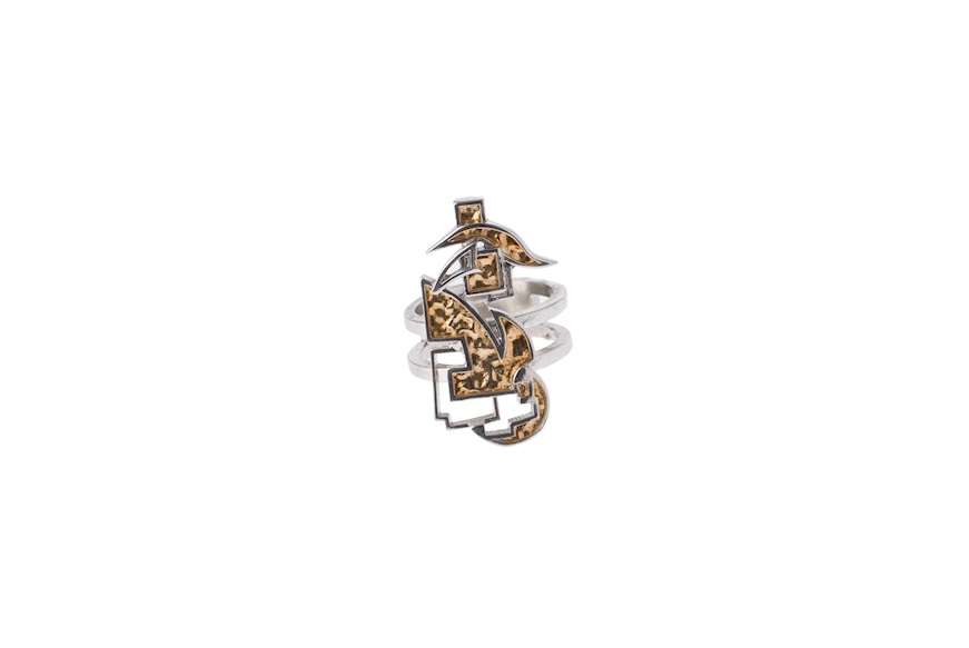 Ring Messaggi nel vento silver Selezione Zanolli