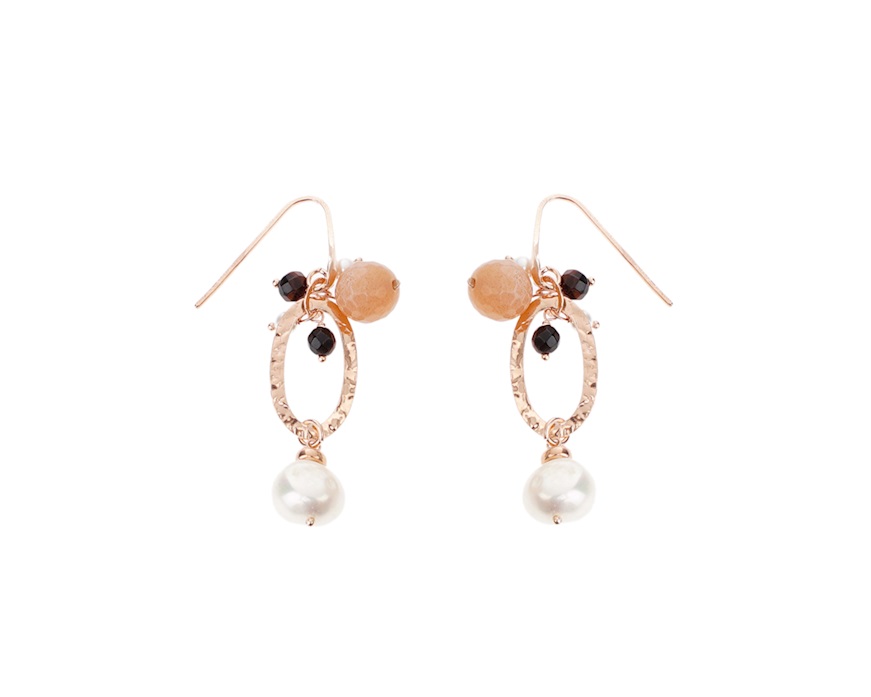 Orecchini Moonstone Con Fasi Lunari In Argento Sterling 925 – Pietra Occhio Di Tigre, Ipoallergenici