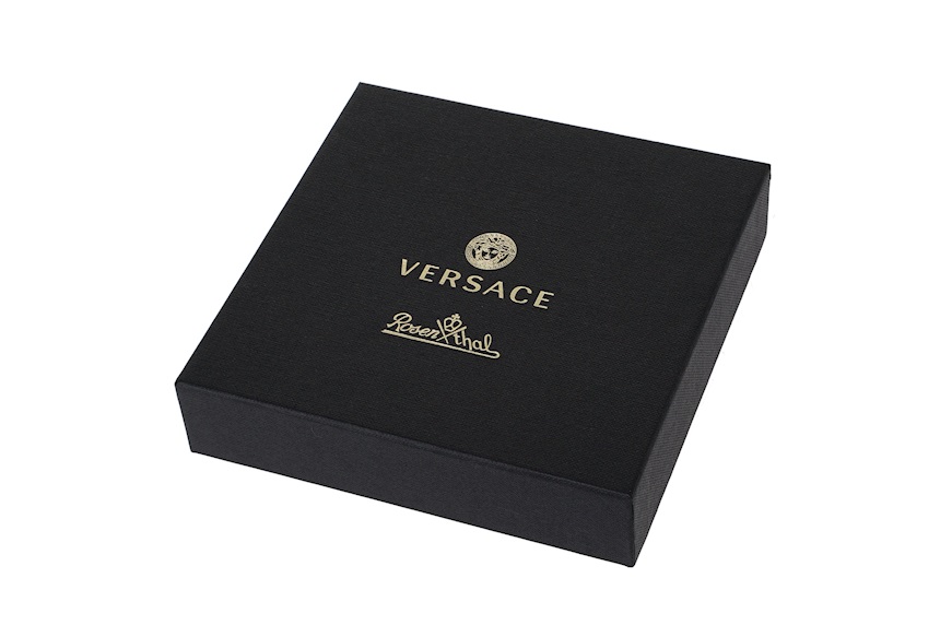 Piattino Holiday Alphabet porcellana lettera K Versace