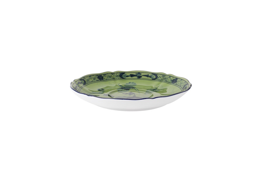 Piatto the Oriente Italiano Malachite porcellana Richard Ginori