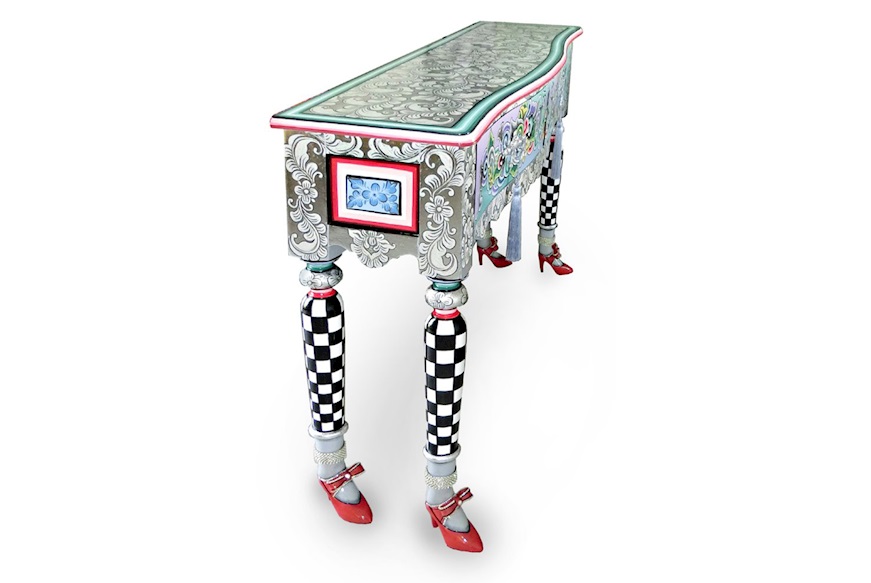 Console Versailles Silver Line hand painted Tom's Drag