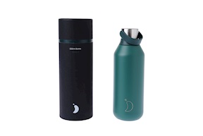 Bottiglia termica acciaio verde pino Chilly's Bottles