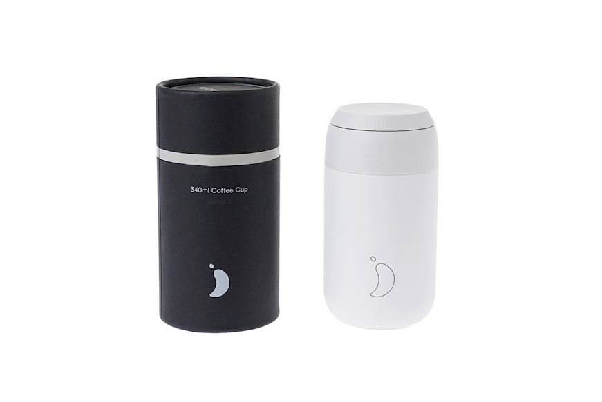 Thermal coffee cup steel arctic white Chilly's Bottles