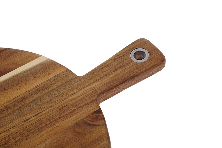 Inlaid round cutting board Wood Giannini