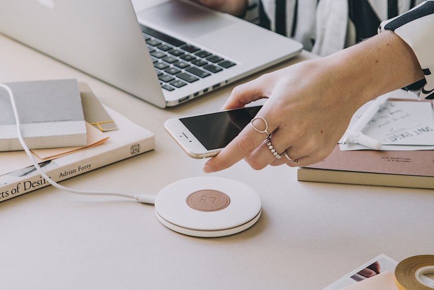 Wireless charger wiCHARGE White Kreafunk