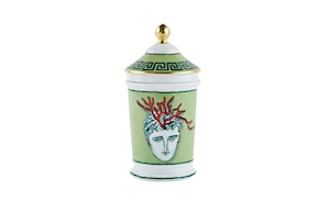 Vaso Il viaggio di Nettuno porcellana verde muschio Richard Ginori